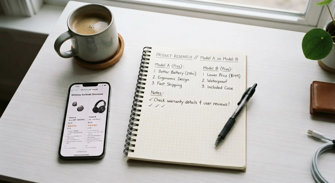 Comparing Products Across Different Categories: A Shopper's Starting Point