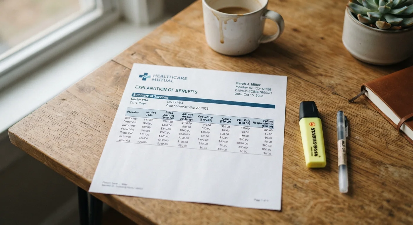 Decoding Your Explanation of Benefits: What the Document Actually Tells You