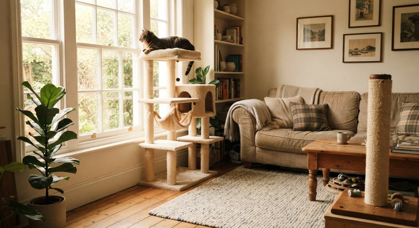 Indoor Cat Enrichment: Scratching Posts, Climbing Structures, and Beyond