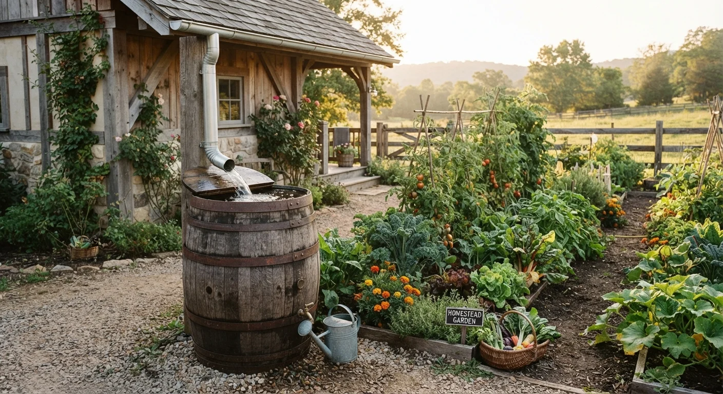 Rainwater Harvesting for Gardeners: Setup, Legality, and Savings