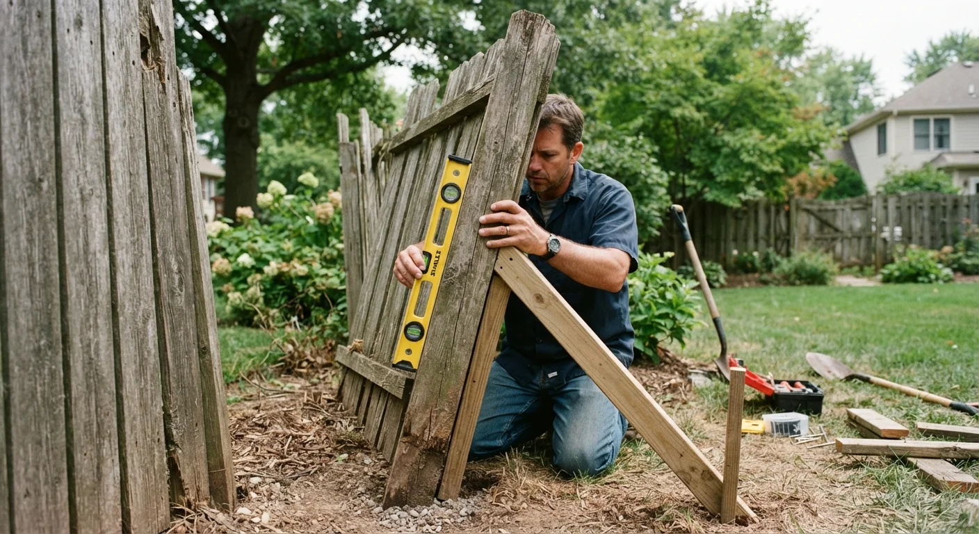 Repairing Fence Panels and Posts Without Starting From Scratch