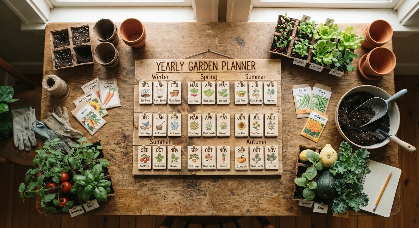 Seasonal Planting Calendar: Timing Your Garden to Reduce Waste