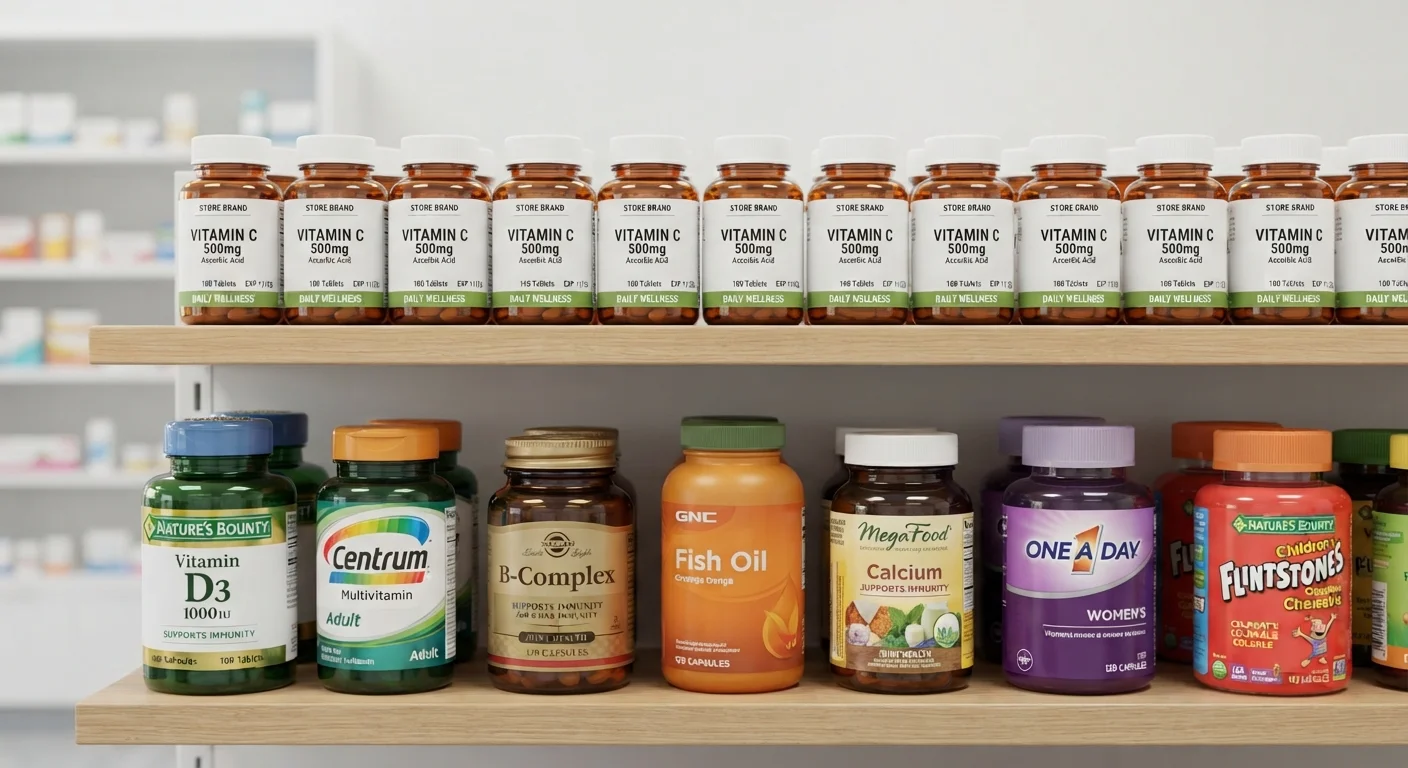 Store-Brand Vitamins vs. Name-Brand: Where the Differences Are Real