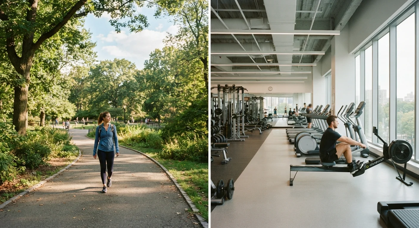 Walking vs. Gym Memberships: What the Research Says About Outcomes