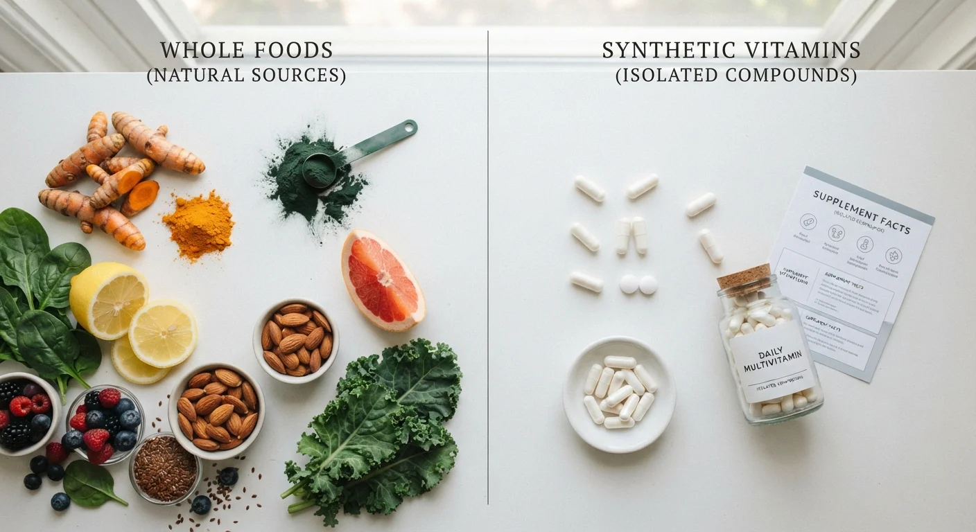 Whole Food Supplements vs. Synthetic Vitamins: Understanding the Trade-Offs