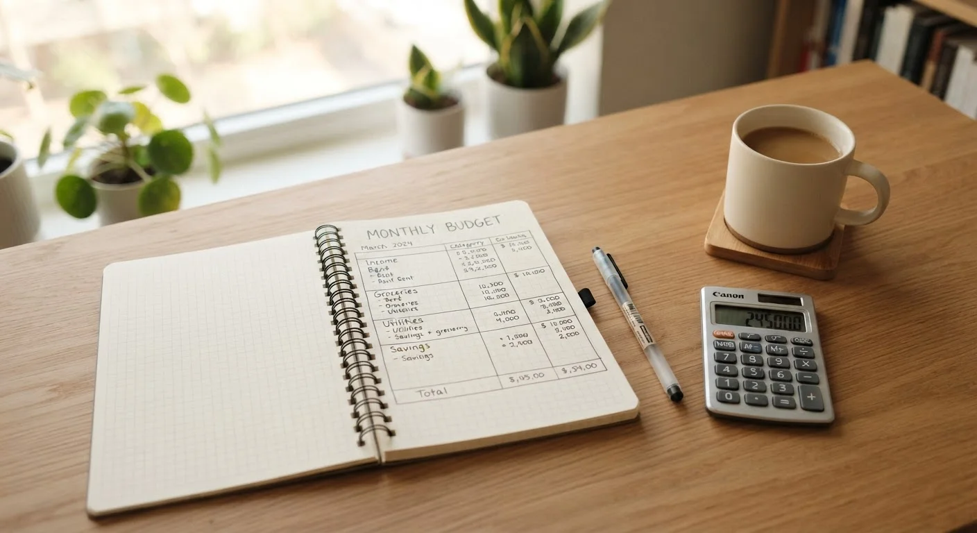 Your First Monthly Budget in Seven Steps